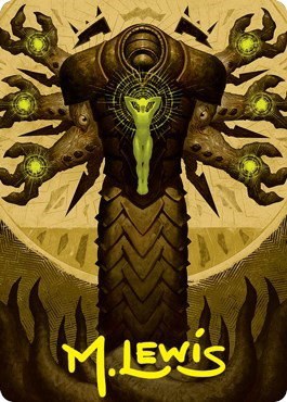 Inquisition of Kozilek Art Card - Gold Stamped Signature
