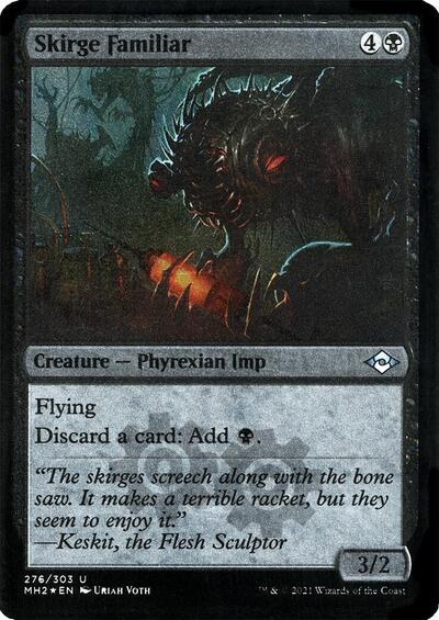 Skirge Familiar - Foil Etched