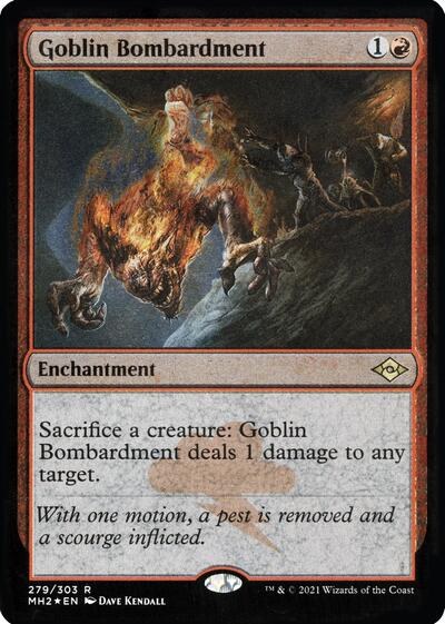 Goblin Bombardment - Foil Etched