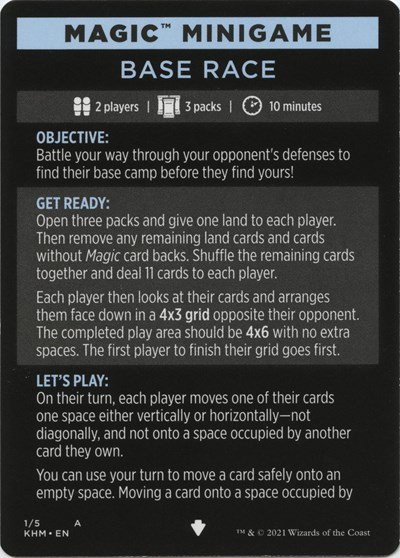 Magic Minigame: Base Race - Normal Magic Minigame Base Rac
