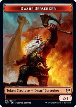 Dwarf Berserker // Replicated Ring Double-Sided Token