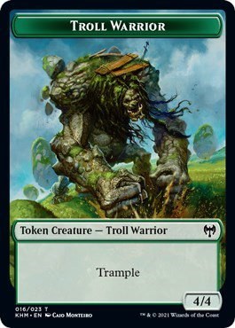 Troll Warrior Token - Normal Troll Warrior Token