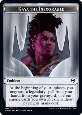Emblem - Kaya the Inexorable - Normal Emblem Kaya The Inexora