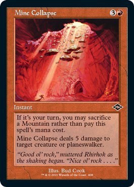 Mine Collapse - Foil Etched
