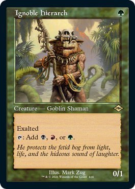 Ignoble Hierarch - Foil Etched