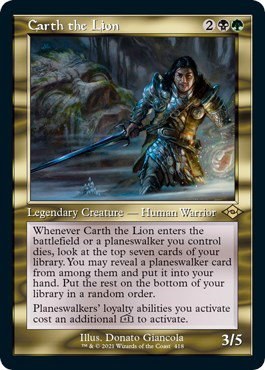 Carth the Lion - Foil Etched