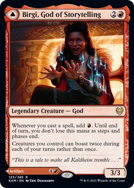 Birgi, God of Storytelling - Foil