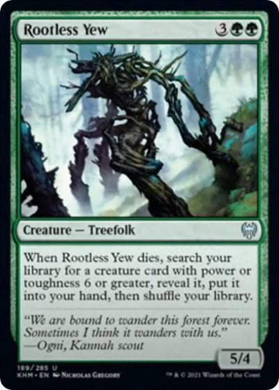 Rootless Yew - Foil
