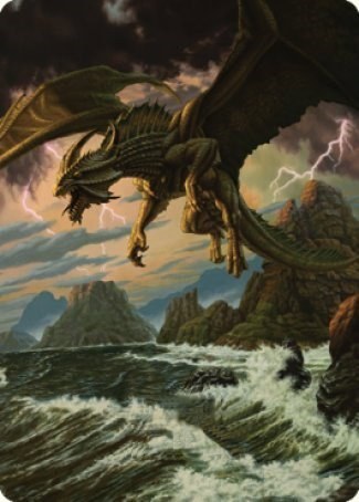 Ancient Bronze Dragon Art Card