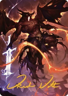Balor Art Card - Gold Stamped Signature