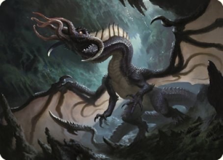 Brainstealer Dragon Art Card
