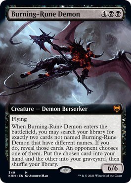 Burning-Rune Demon - Foil