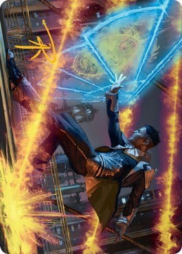 Wingshield Agent Art Card - Gold Stamped Signature