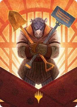 Mr. Orfeo, the Boulder Art Card - Gold Stamped