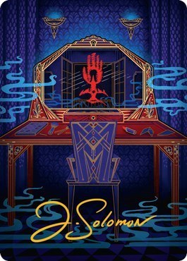 Obscura Charm Art Card - Gold Stamped Signature