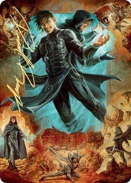Jace, Mirror Mage Art Card - Gold Stamped Signature