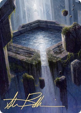 Morphic Pool Art Card - Gold Stamped Signature