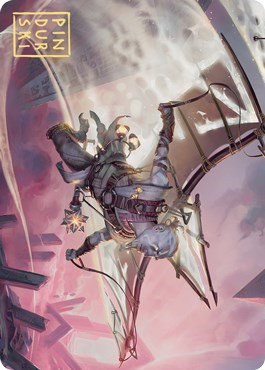 Kitesail Cleric Art Card - Gold Stamped Signature