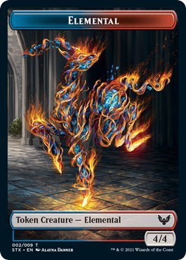 Elemental (2) // Treasure (7) Double-Sided Token