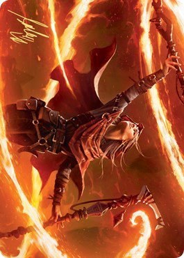 Magmatic Channeler Art Card - Gold Stamped Signature