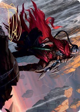 Anowon, the Ruin Thief Art Card - Gold Stamped Signature
