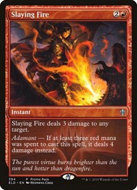 Slaying Fire - Foil