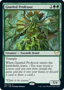 Gnarled Professor