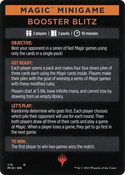 Magic Minigame: Booster Blitz - Normal Magic Minigame Booster 