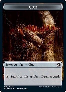 Clue // Treefolk Double-Sided Token