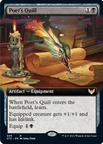 Poet's Quill - Foil