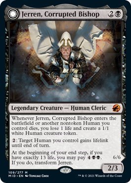 Jerren, Corrupted Bishop - Foil