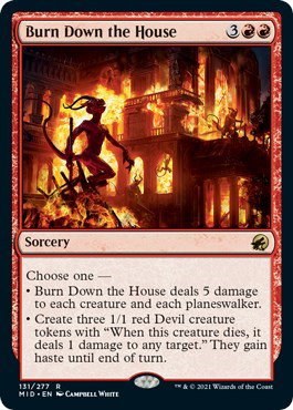 Burn Down the House - Foil