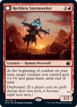 Reckless Stormseeker - Foil
