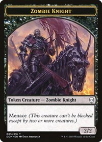 Zombie Knight Token - Normal Zombie Knight Token
