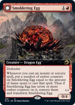 Smoldering Egg - Foil