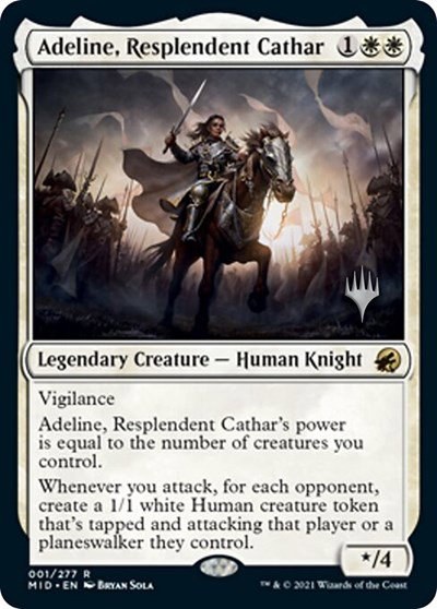 Adeline, Resplendent Cathar - Foil Adeline Resplendent Catha