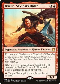 Brallin, Skyshark Rider - Foil