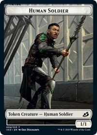 Human Soldier (004) // Zombie Double-Sided Token