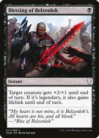 Blessing of Belzenlok - Foil