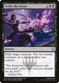 Settle the Score - Foil