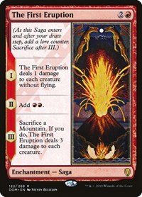 The First Eruption - Foil