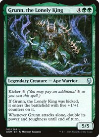 Grunn, the Lonely King - Foil