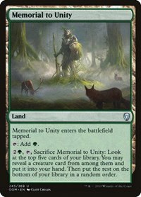 Memorial to Unity - Foil