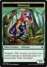 Dinosaur // Treasure (008) Double-Sided Token