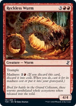 Reckless Wurm - Foil