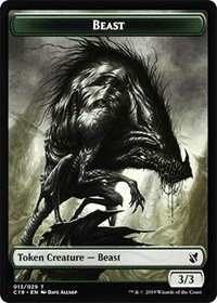 Beast (013) // Wurm Double-Sided Token