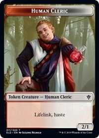 Human Cleric Token - Normal Human Cleric Token
