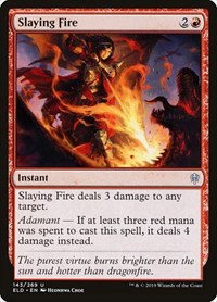 Slaying Fire - Foil