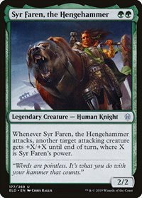 Syr Faren, the Hengehammer - Foil