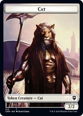 Cat // Soldier Double-Sided Token